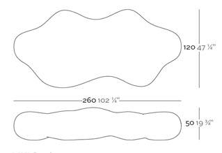 Vondom Lava Bench