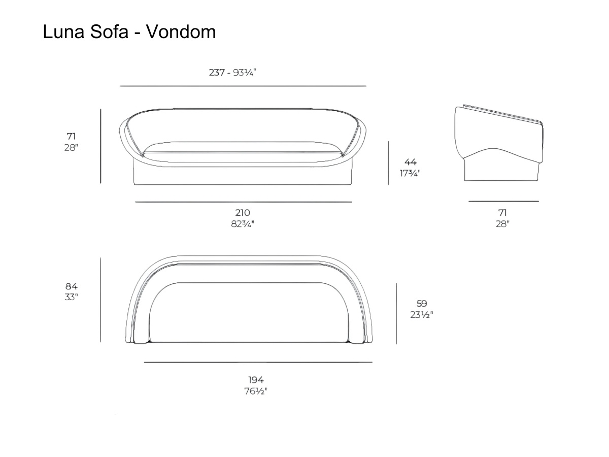 Vondom Luna Sofa