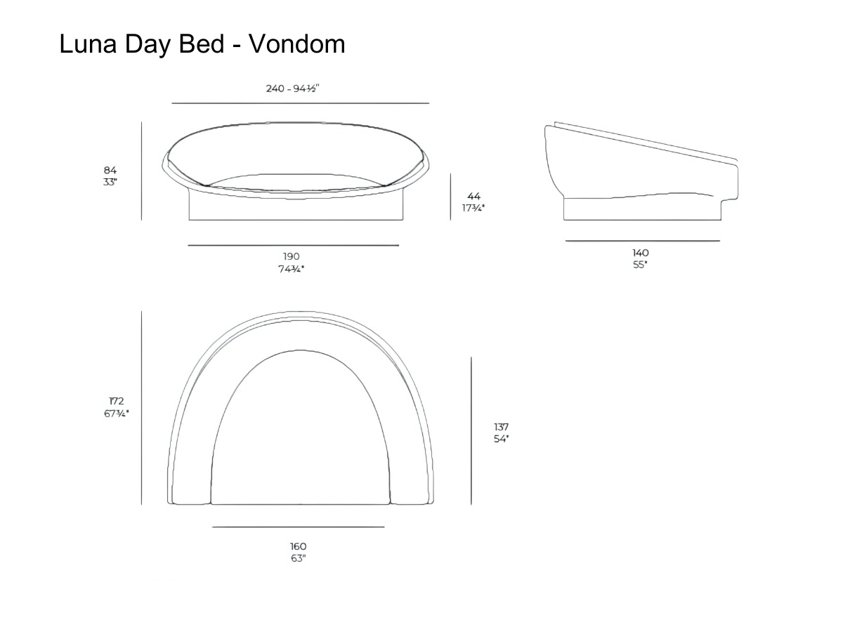 Vondom Luna Daybed