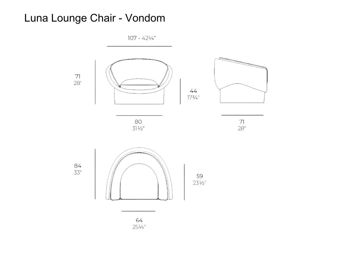 Vondom Luna Lounge Chair