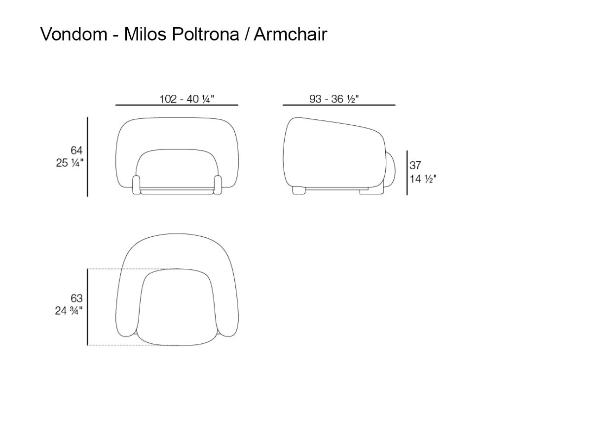 Vondom Milos Armchair Outdoor