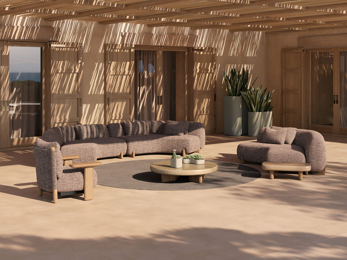 Vondom Milos Modular Sofa Composition 1 Outdoor
