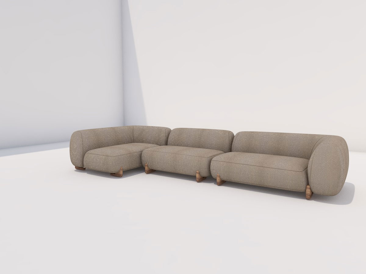 Vondom Milos Modular Sofa Composition 2 Outdoor