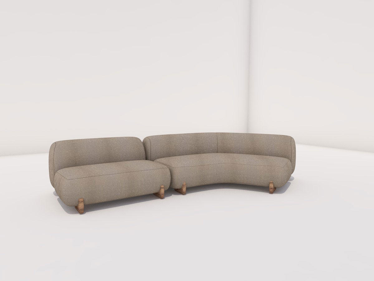 Vondom Milos Modular Sofa Composition 3 Outdoor