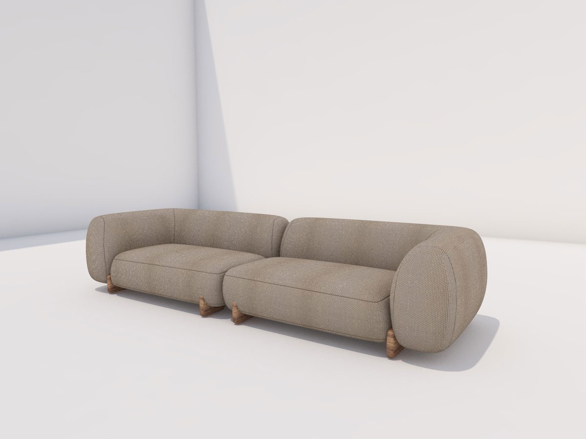 Vondom Milos Modular Sofa Composition 5 Outdoor