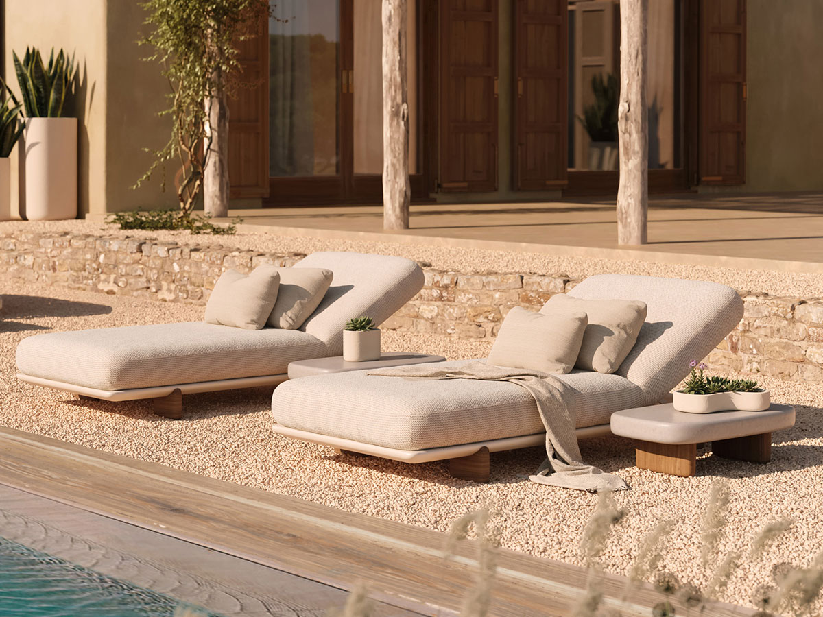 Vondom Milos Sun Lounger Outdoor