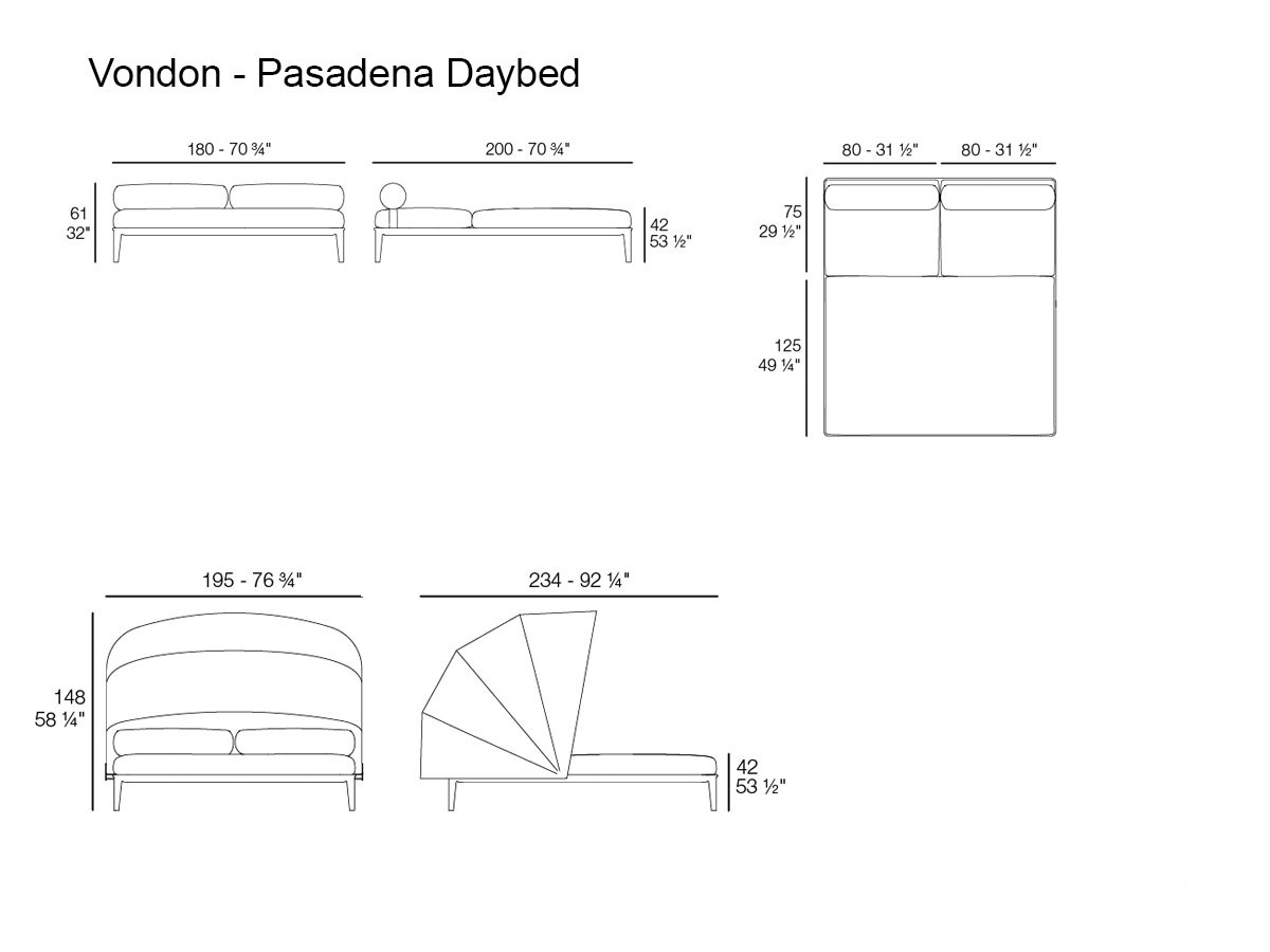 Vondom Pasadena Daybed