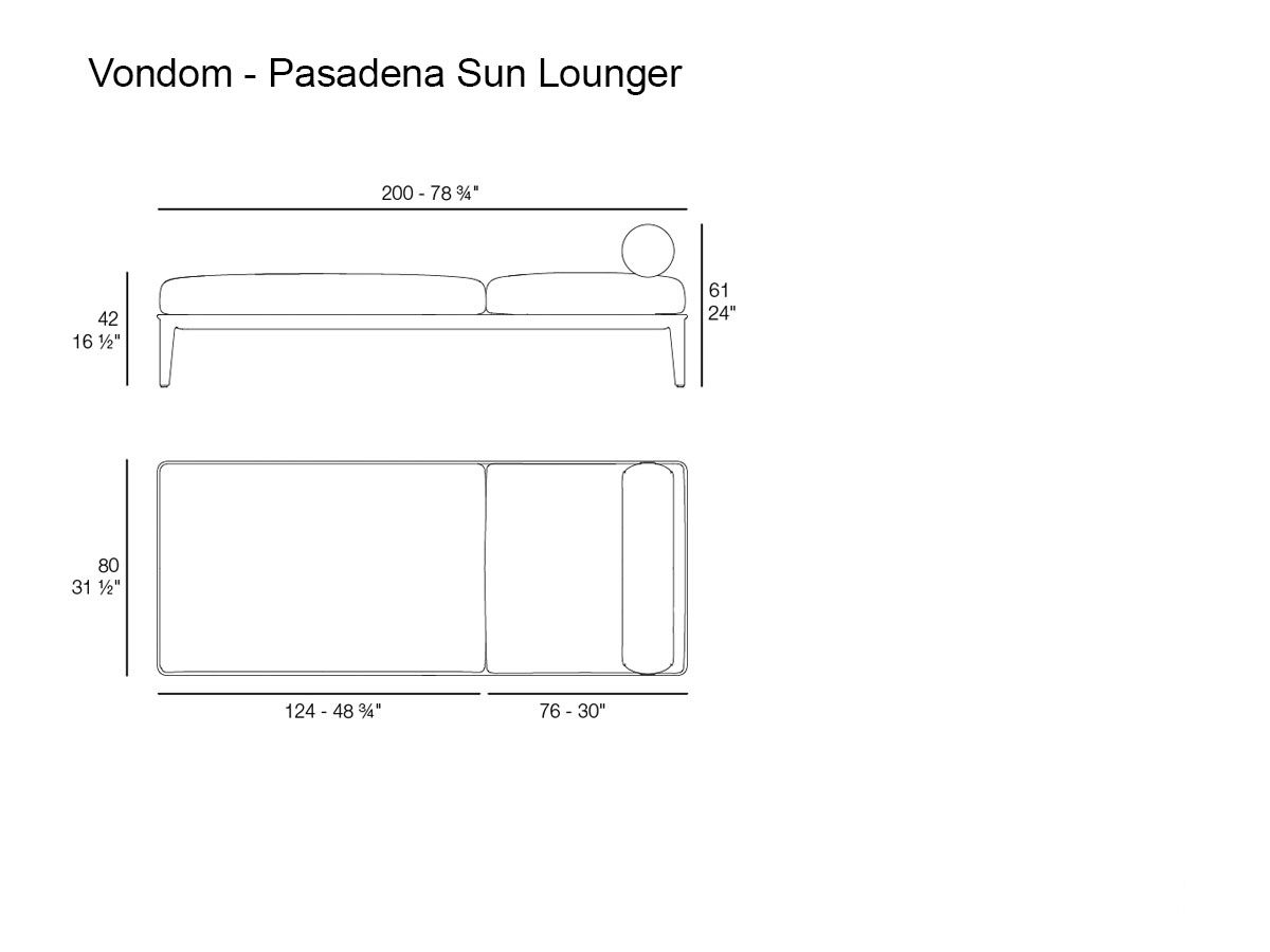 Vondom Pasadena Sun Lounger