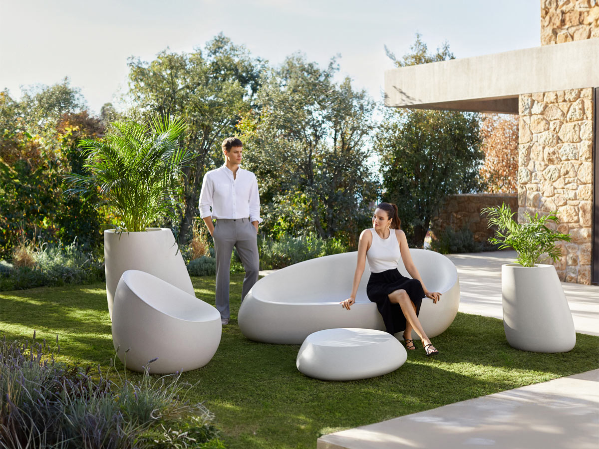 Кашпо Vondom Stone, H 120