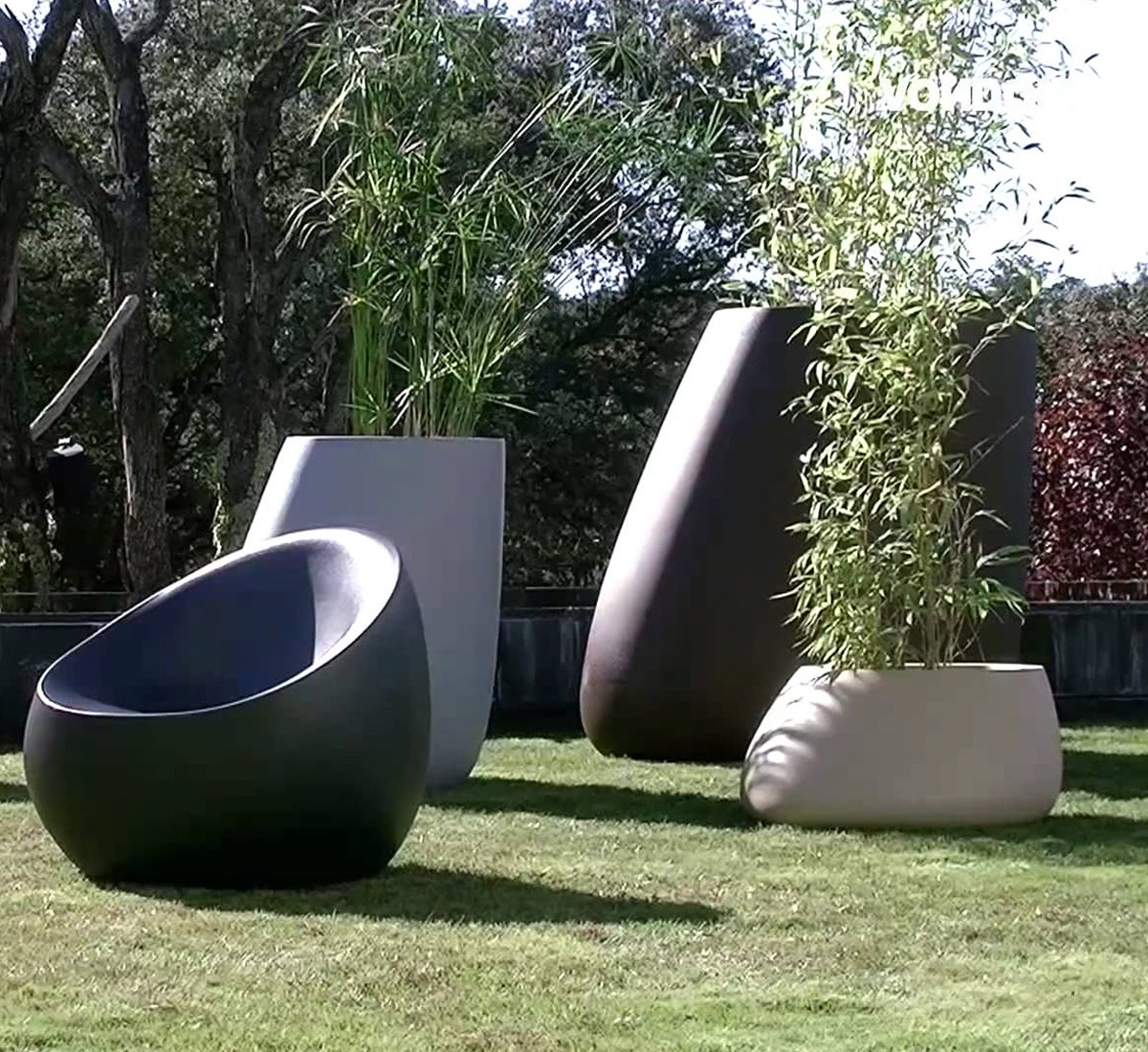 Vondom Stone Maceteros Pots Aigua H40