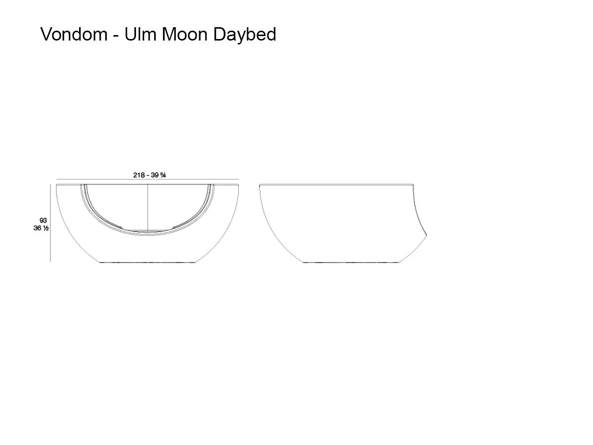 Vondom Ulm Moon Daybed