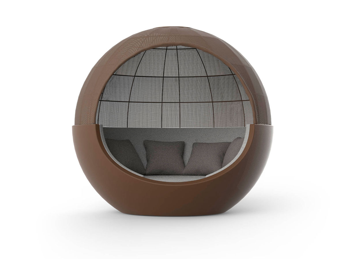 Vondom Ulm Moon Daybed With Parasol Sunvision