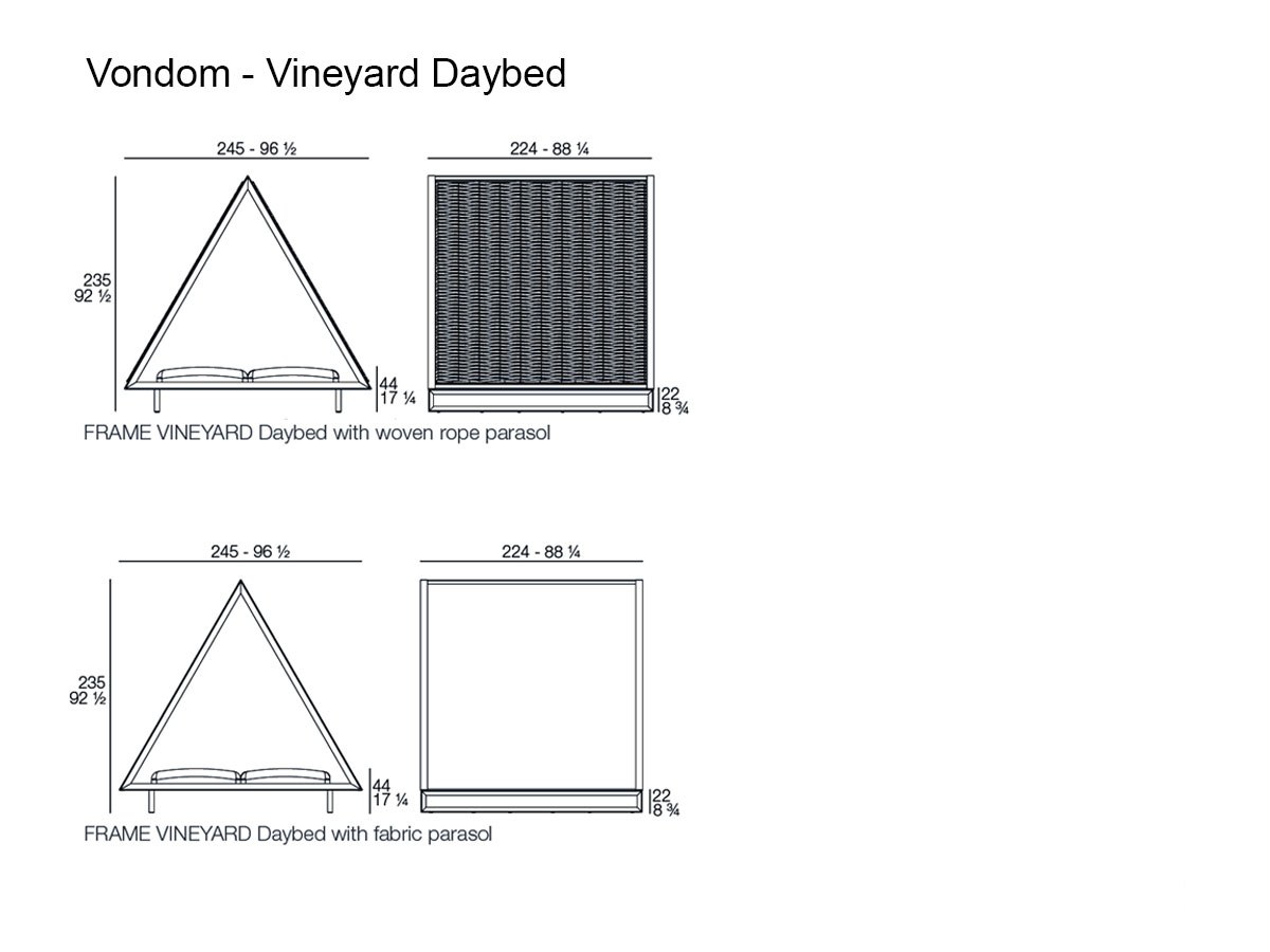 Vondom Vineyard Daybed
