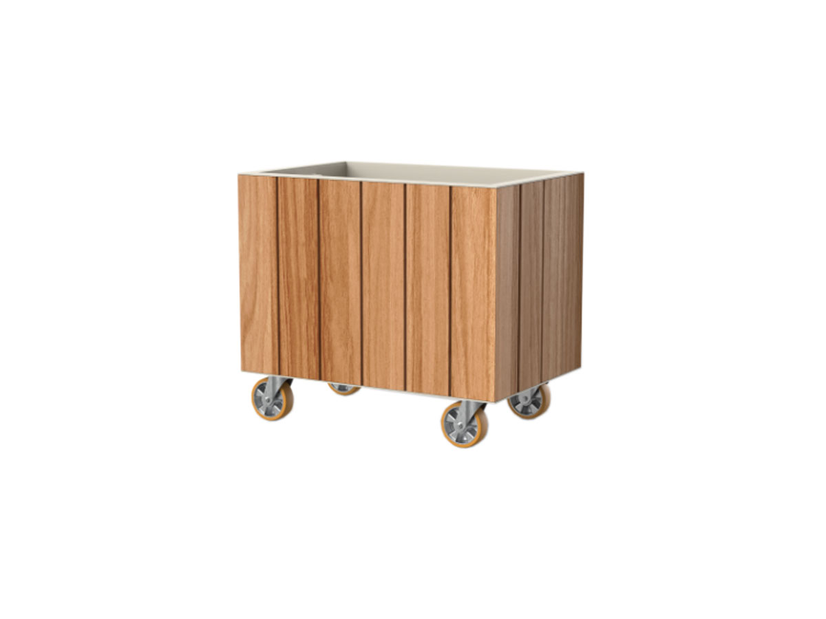 Vondom Vineyard Planter With Wheels Outdoor