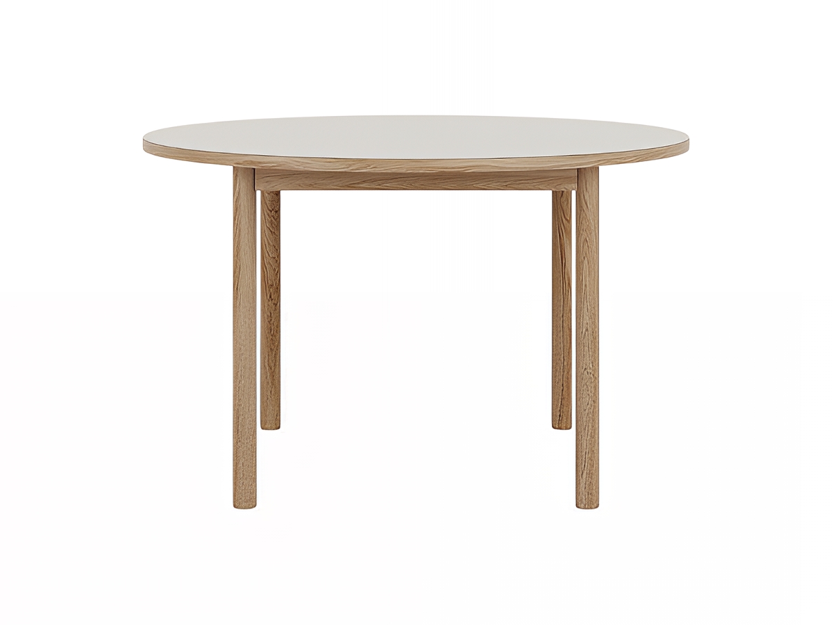 Круглый стол WB Manufaktur Essential Oak, линолеум