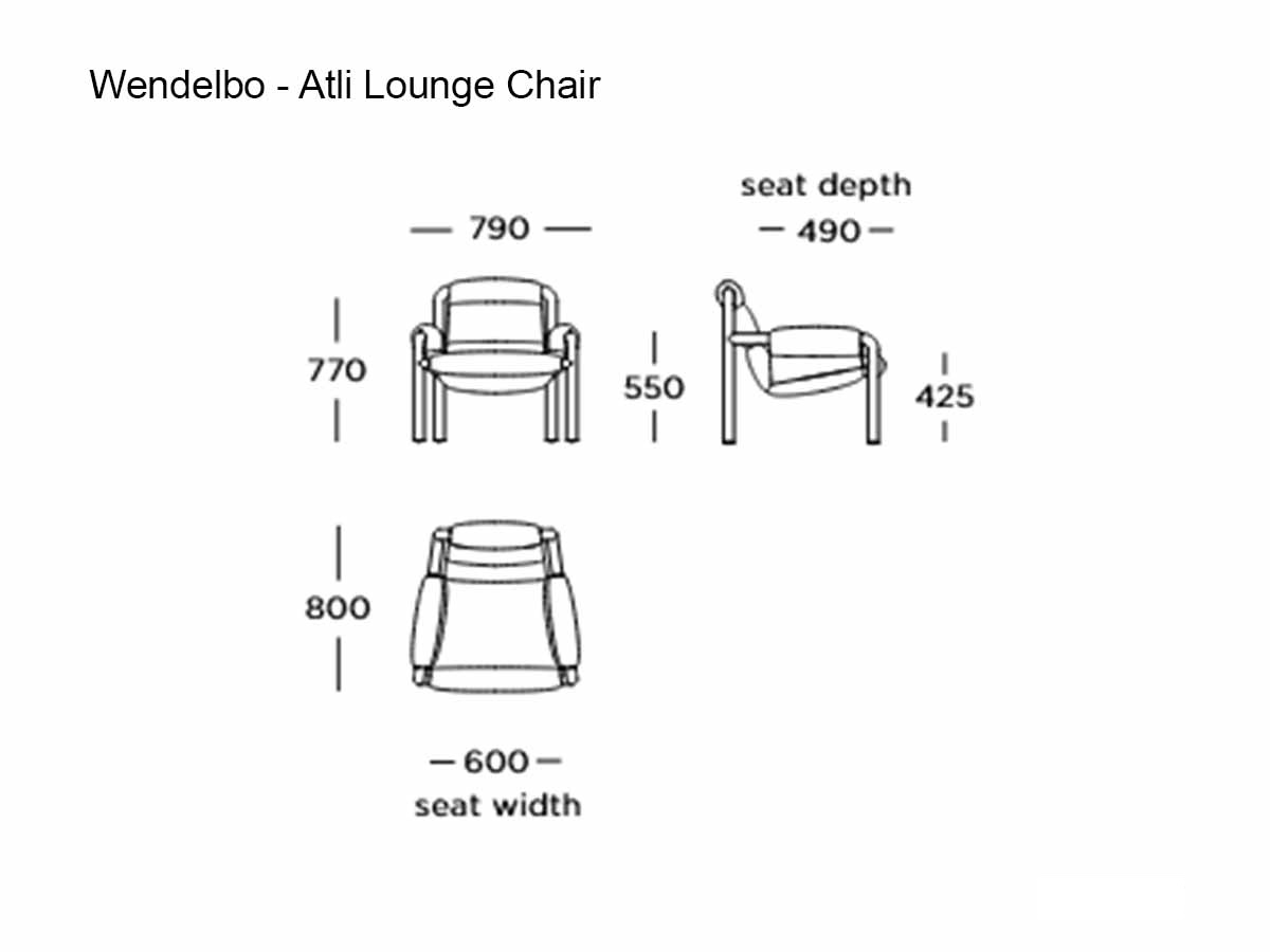 Wendelbo Atli Lounge Chair