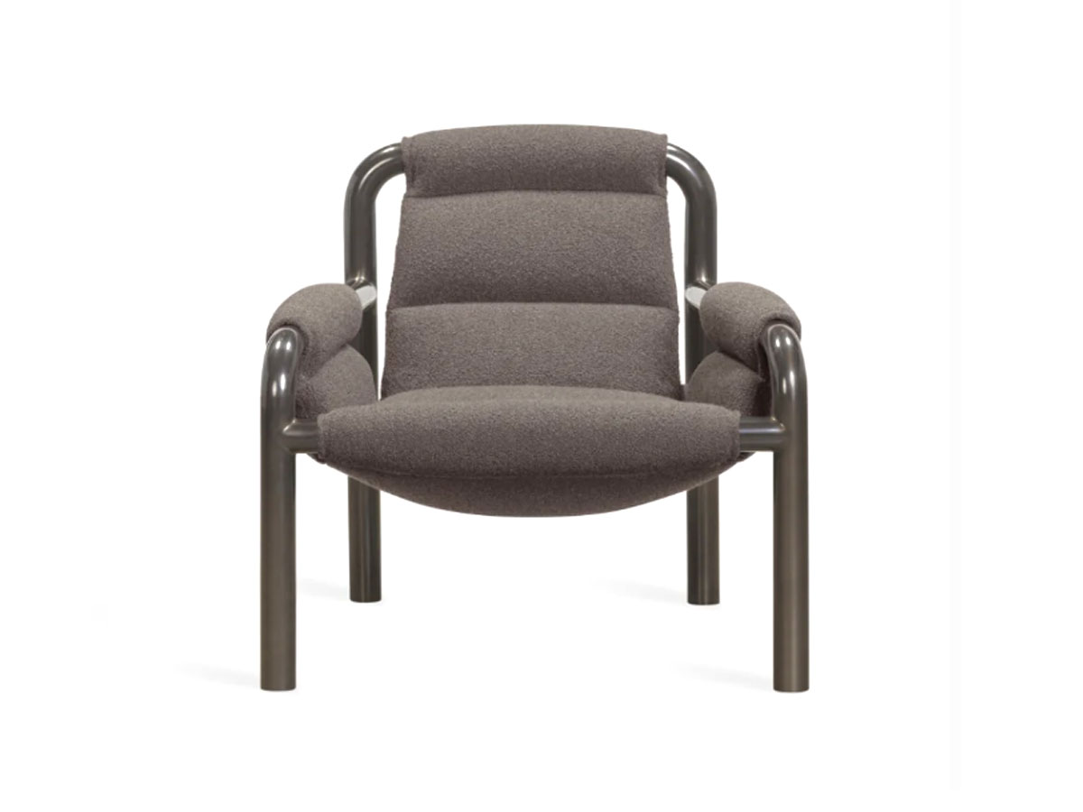 Wendelbo Atli Lounge Chair Dark Grey Lacquered Legs