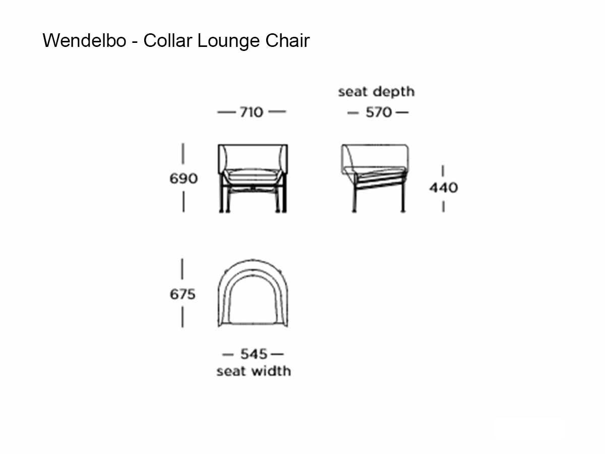 Wendelbo Collar Lounge Chair