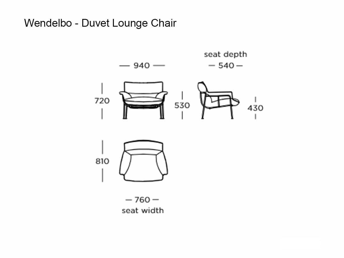 Wendelbo Duvet Lounge Chair