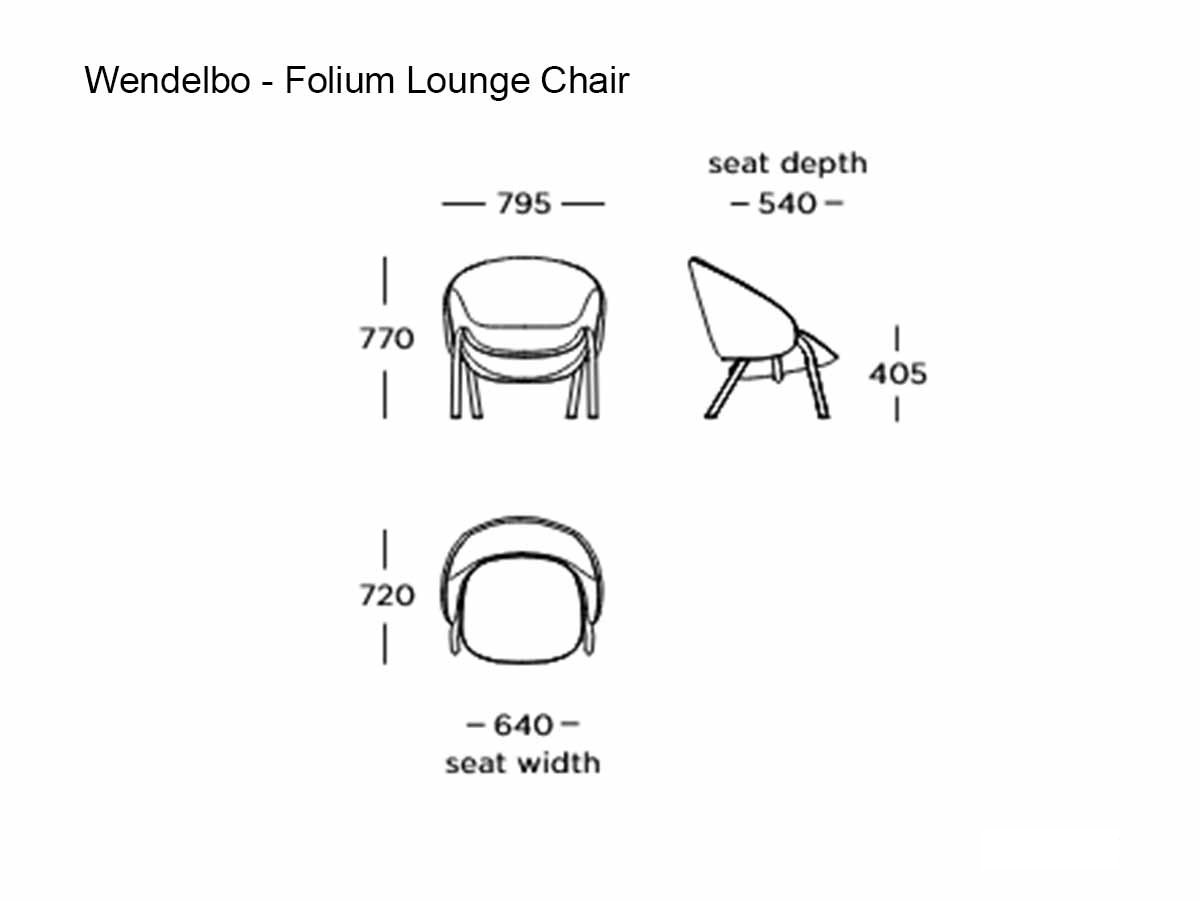 Wendelbo Folium Lounge Chair