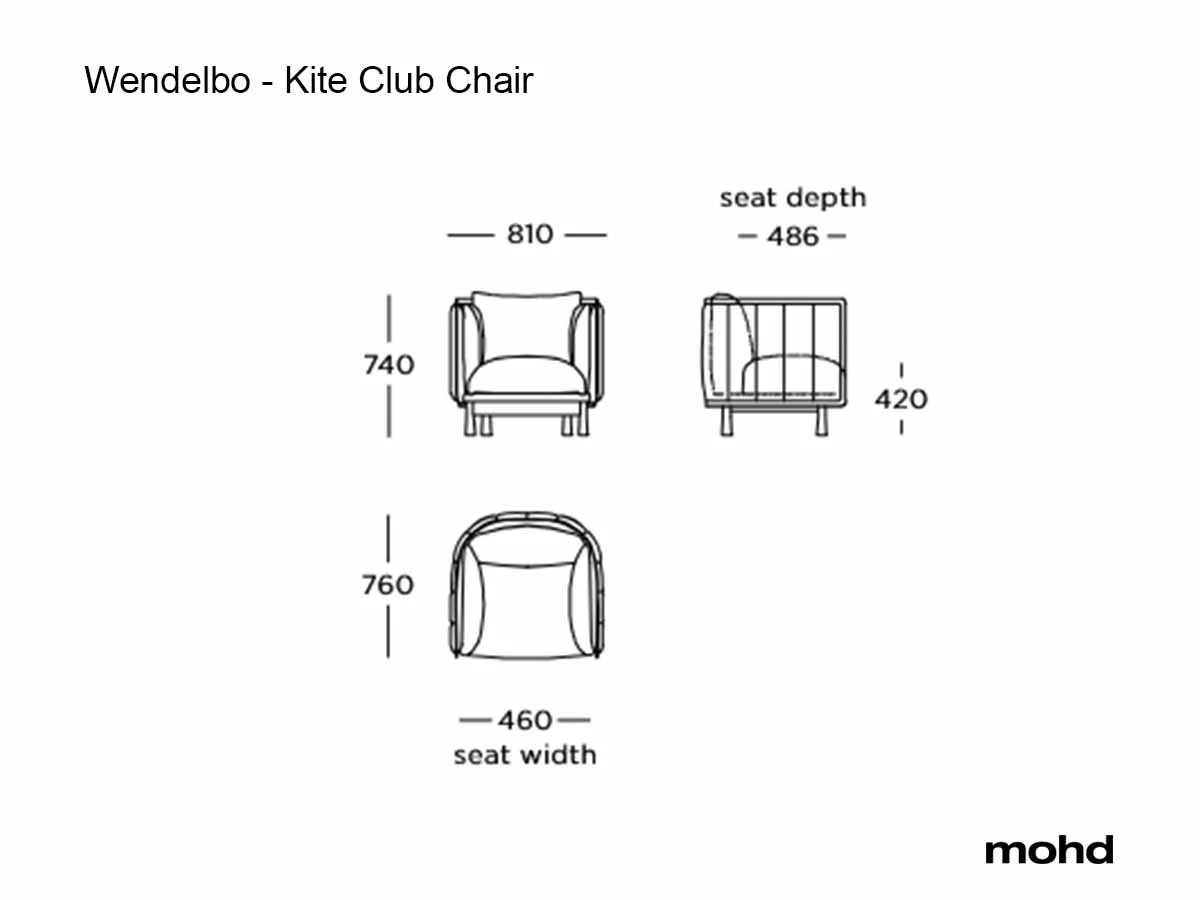 Wendelbo Kite Club Chair
