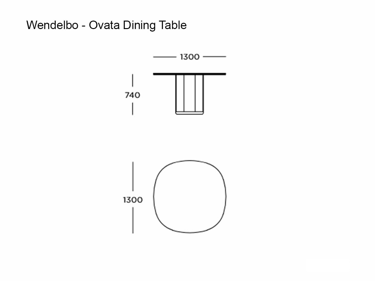 Wendelbo Ovata Dining Table