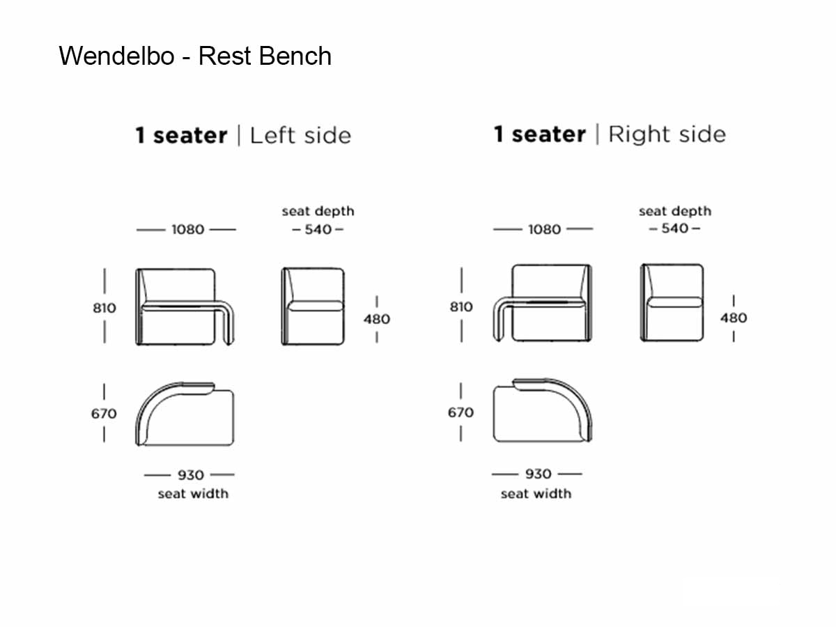Wendelbo Rest Bench